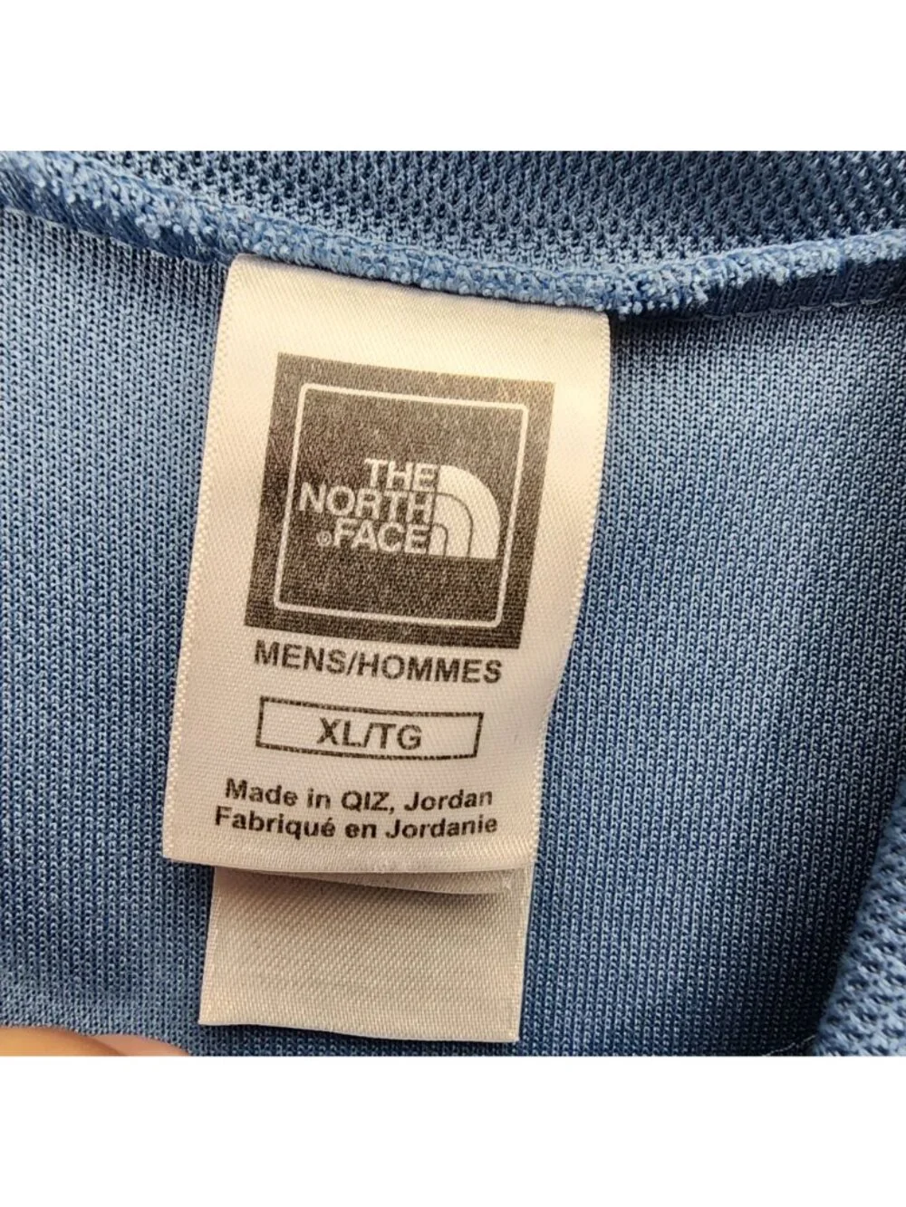 The North Face Shirt Mens XL Blue Long Sleeve 1/4 Zip Pullover